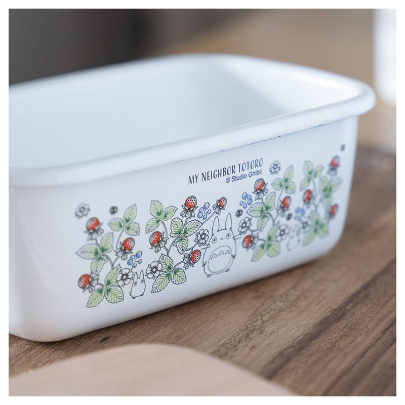 STUDIO GHIBLI - My Neighbor Totoro - Enamel Butter Dish 158x105x74mm
