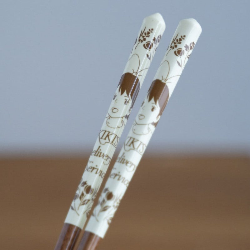 KIKI'S DELIVERY SERVICE - Yellow Sketches - Lacquered Chopstick 21cm