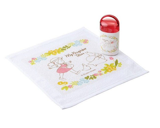 MY NEIGHBOR TOTORO - Mei & Totoro - Towel & case 5.8x4.4x12.5cm