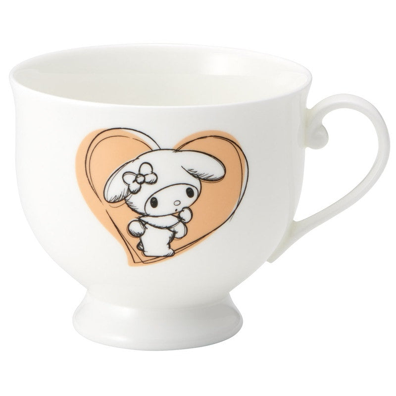 HELLO KITTY - My Melody - Cup and saucer "Bone China" 240ml