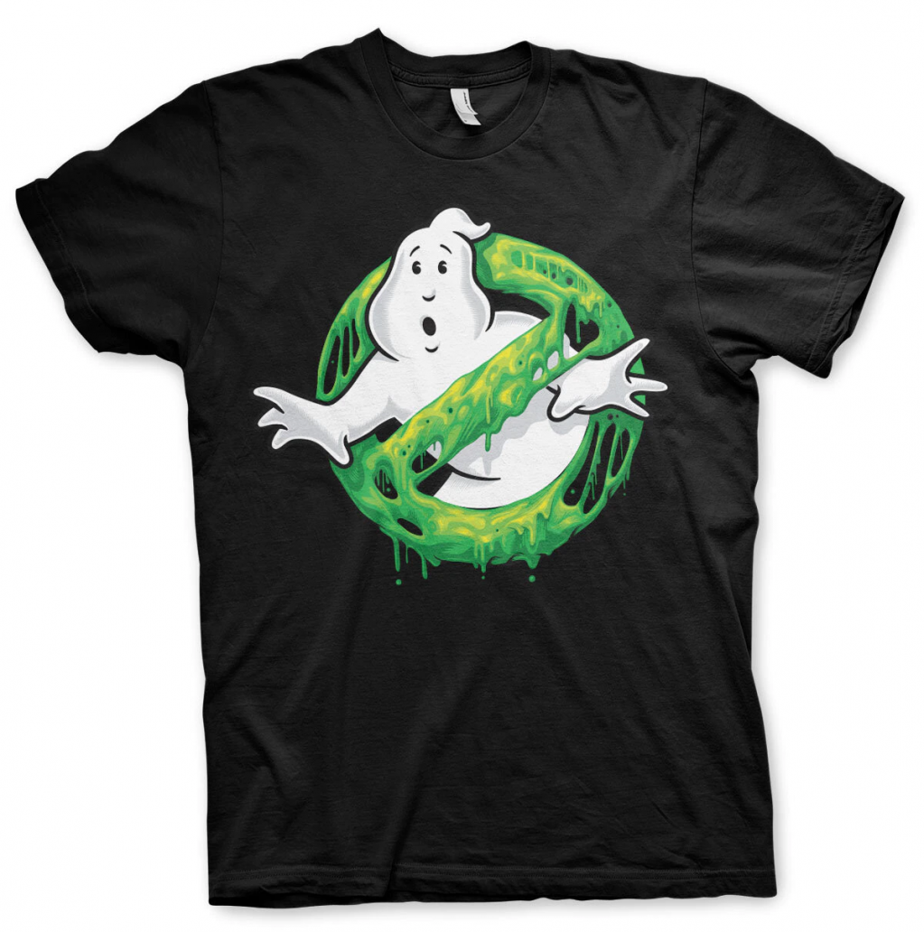 GHOSTBUSTERS - Slime Logo - T-Shirt (S)