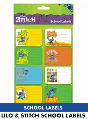 LILO & STITCH - School Labels