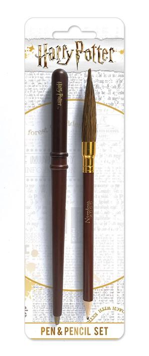 HARRY POTTER - Pen & Pencil Set - Wand & Broon