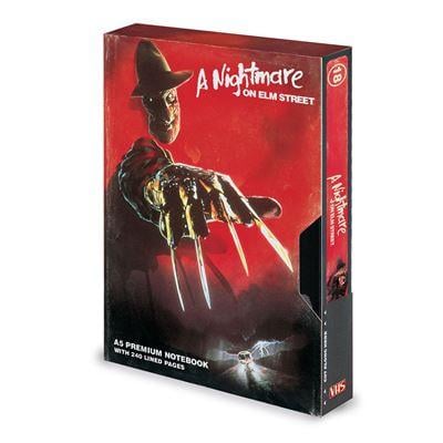 A NIGHTMARE ON ELM STREET - Notebook A5 Premium - VHS Video Nasty