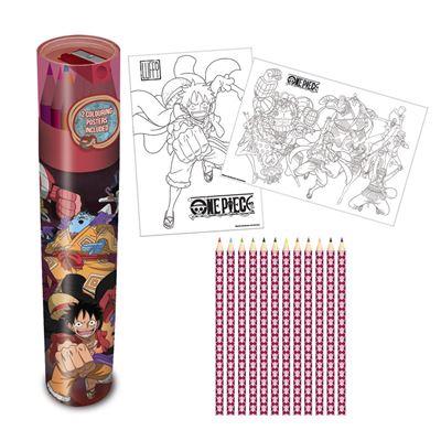 ONE PIECE - Straw Hat Pirates - Pencil Tube '2 Poster Inside'