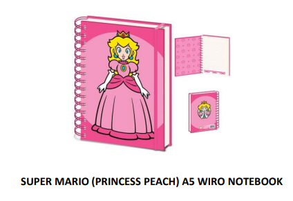 SUPER MARIO - Princess Peach - A5 Wiro Notebook