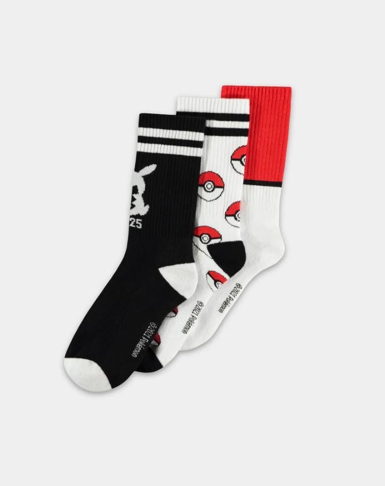 POKEMON - Sports Socks 3 Pack (T43-46)