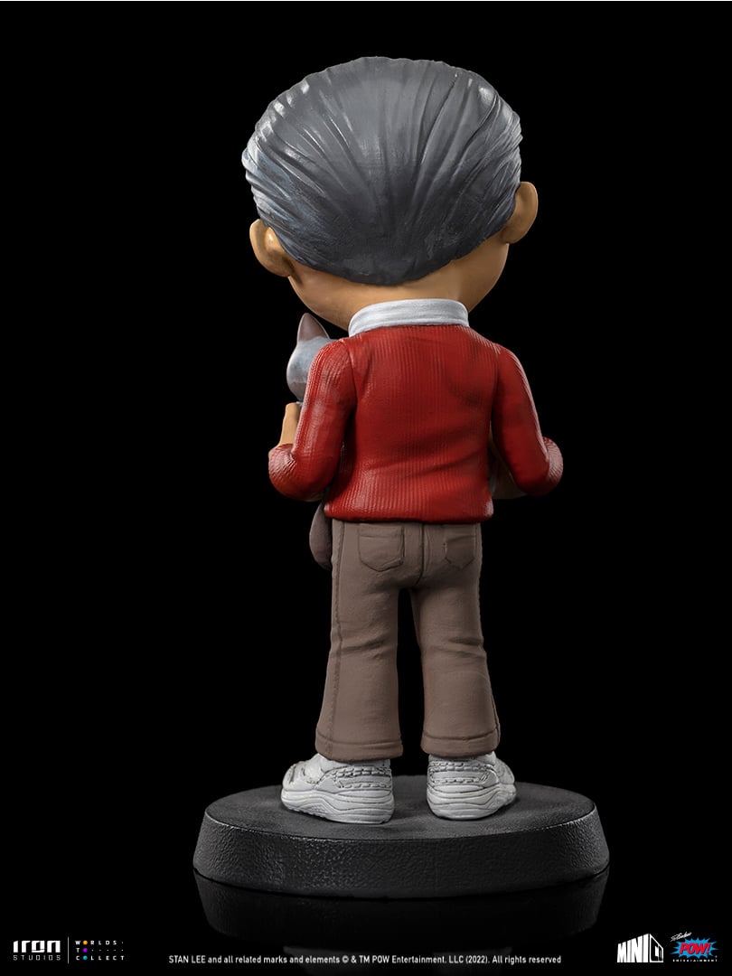 MARVEL - Stan Lee with Grumpy Cat - Figurine Mini Co. 15cm
