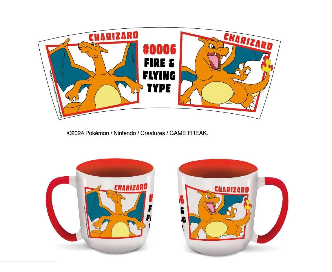 POKEMON - Charizard - Mug Elite Colored Inner - 13Oz