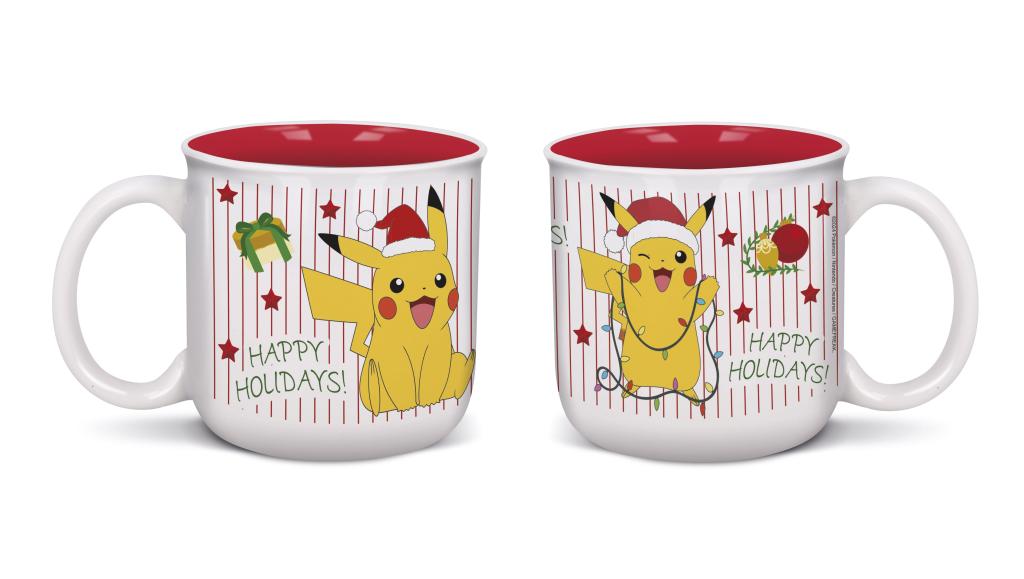 POKEMON - Xmas Pikachu - Breakfast Mug - 14oz