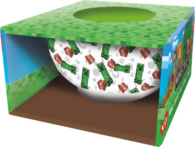 MINECRAFT - Survival Mode - Ceramic Bowl in Gift Box - 600ml