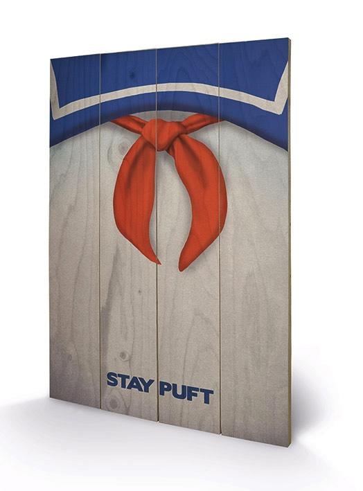 GHOSTBUSTERS - Impression sur Bois 40X59 - Stay Puft