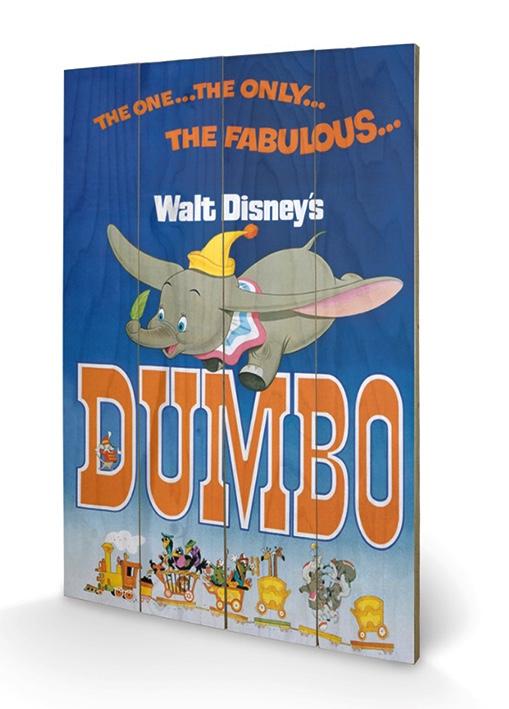 DISNEY - Printing on wood 40X59 - Dumbo