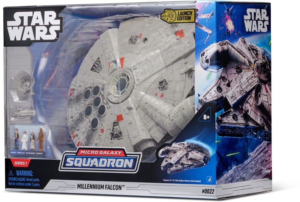 STAR WARS - Feature Vehicle (9" Vehicle & Figure) - Millennium Falcon