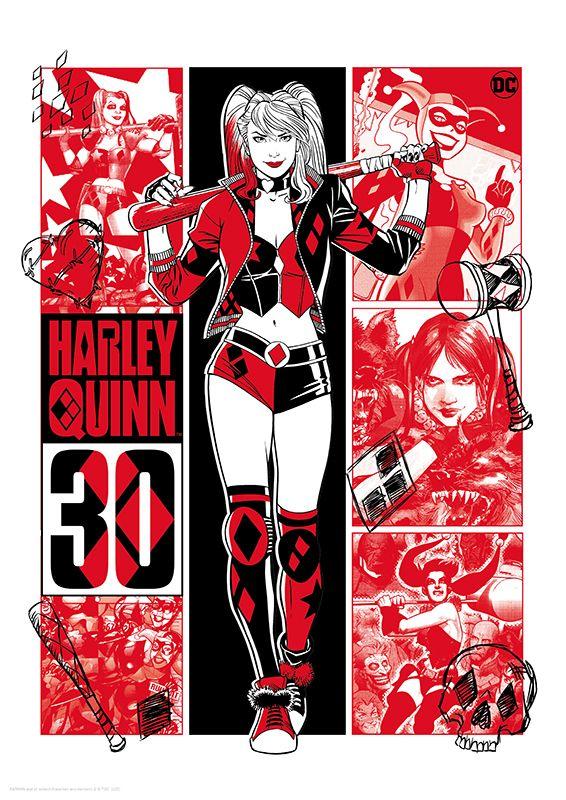 HARLEY QUINN - Art Print - Edition Limitée 'A3'