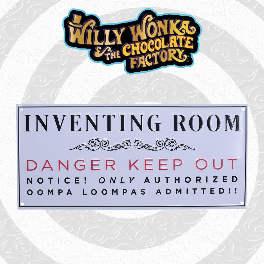 WILLY WONKA - Metal Numberplate