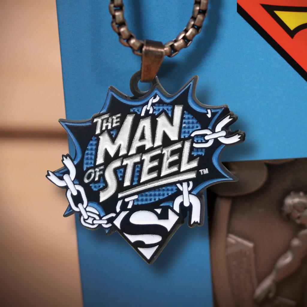 DC COMICS - Man of Steel - Collector Unisex Necklace '8x0.5x14cm'