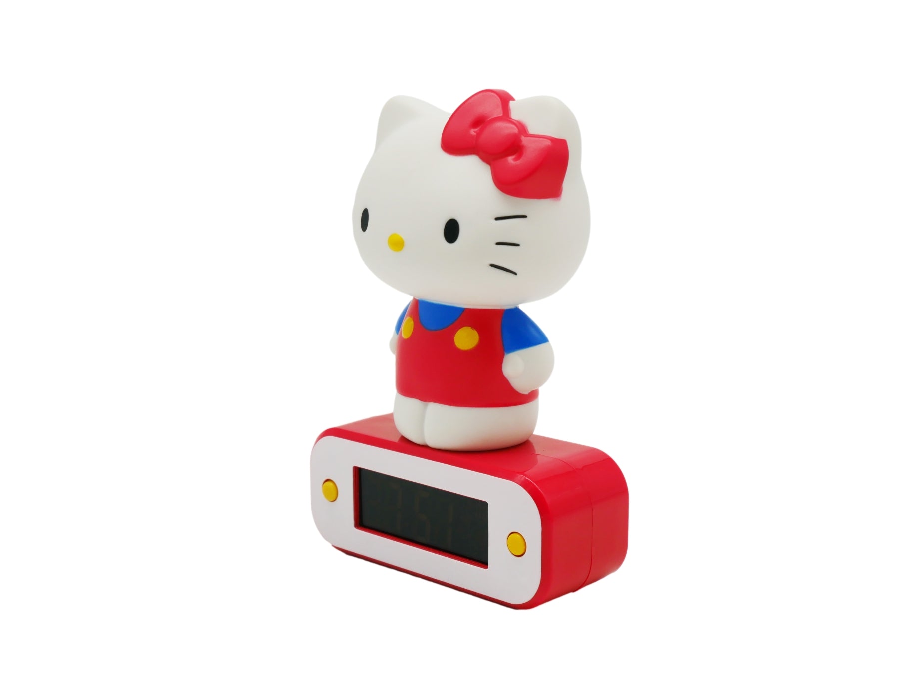 HELLO KITTY - Alarm Clock with LED Lamp - 7inch