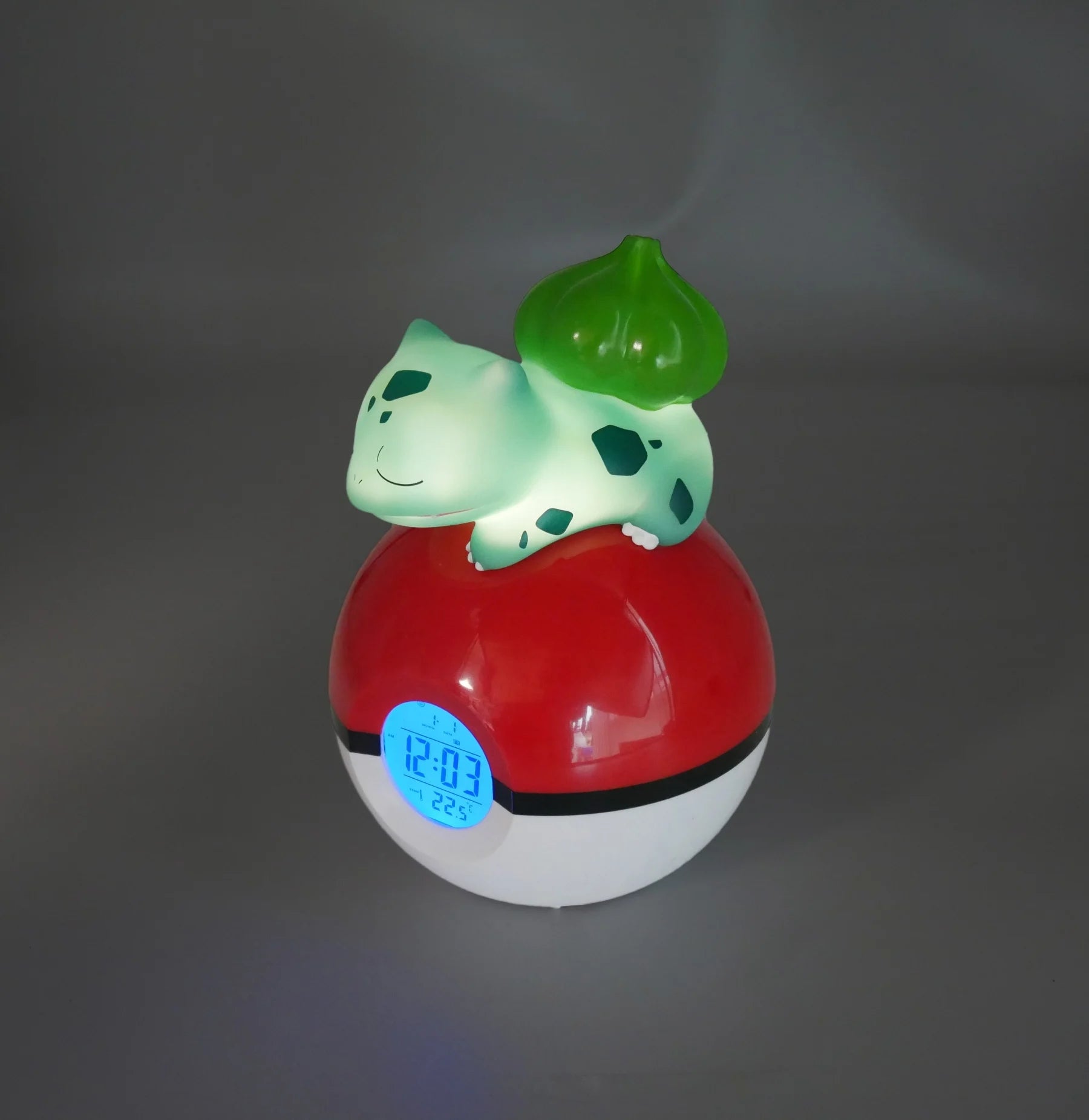 POKEMON - Bulbasaur Pokeball - Alarm Clock with LED Lamp