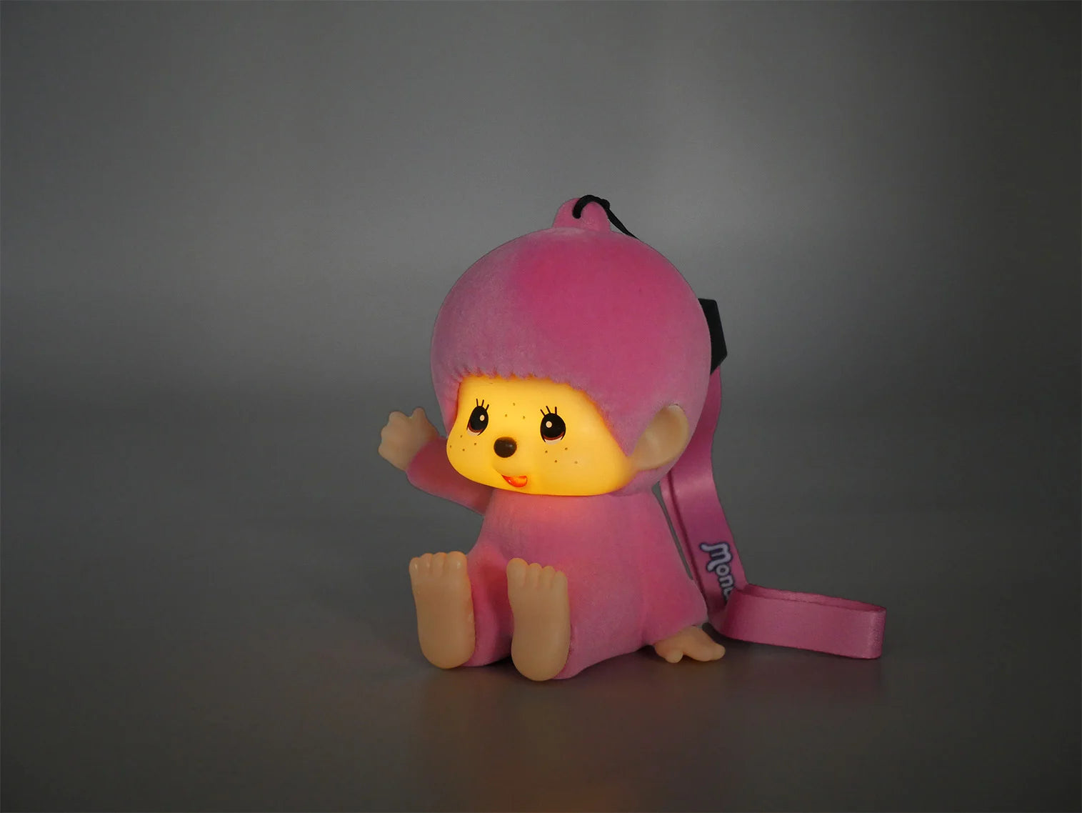 MONCCHICHI - LED Light-Up Pink Figure 3,5inch