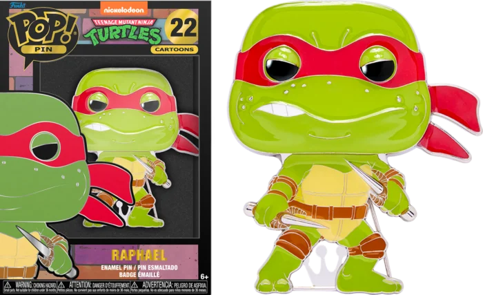 TEENAGE MUTANT NINJA TURTLES - Pop Large Enamel Pin N° 22 - Raphael