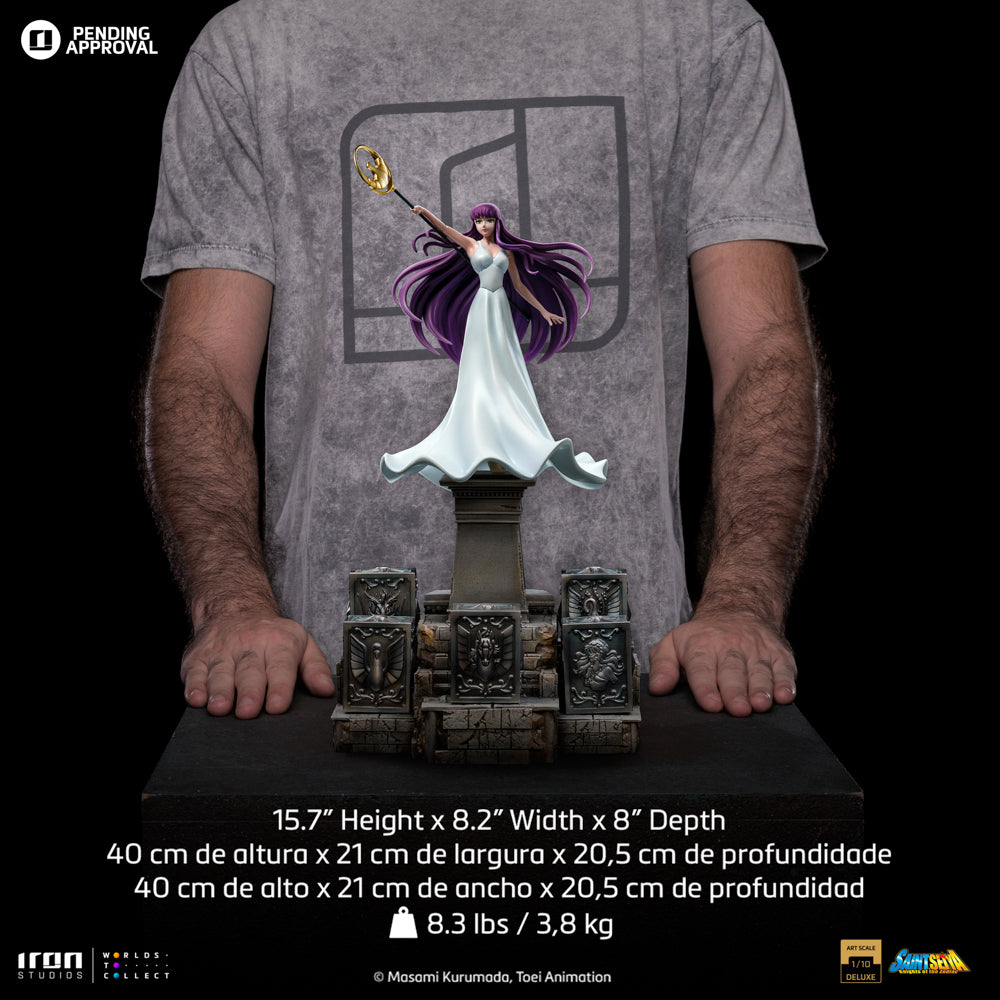 SAINT SEIYA - Saori Kiddo - Statue Art Scale 1/10 Deluxe15cm15cm