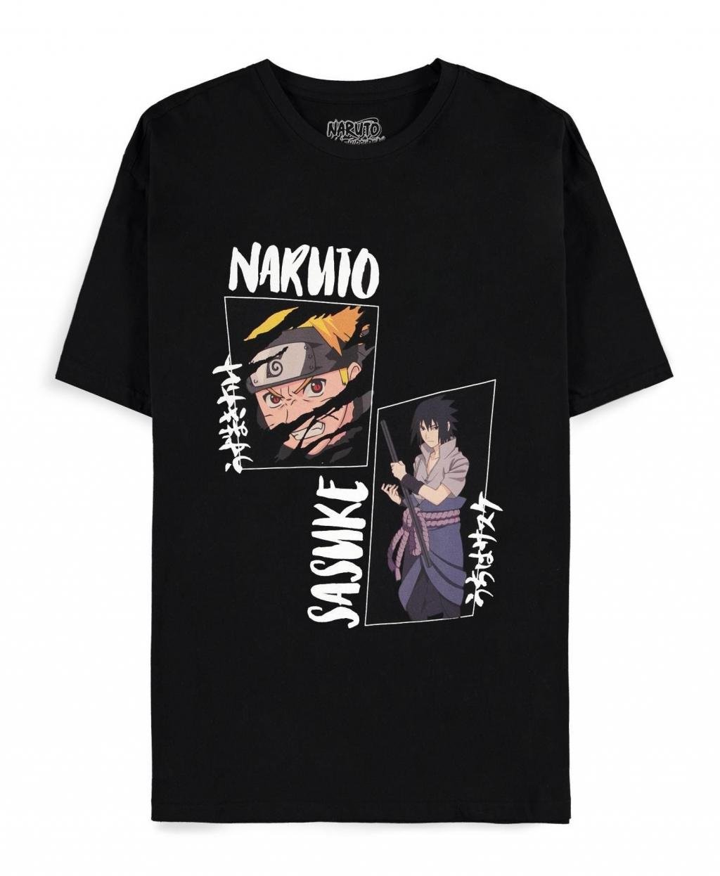 NARUTO SHIPPUDEN - Naruto & Sasuke - Men's T-Shirt (M)