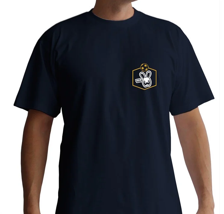 LAPINS CRETINS - T-shirt Euro Navy (XL)