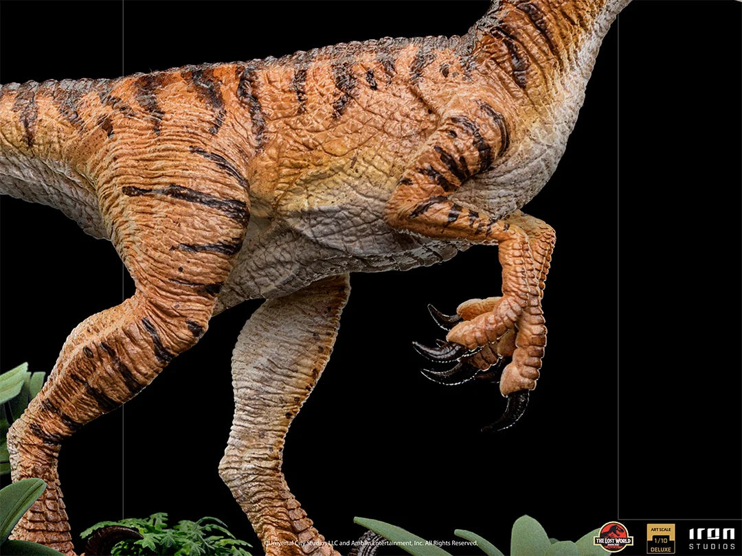 JURASSIC PARK LOST WORLD -Velociraptor Del. -Statue ArtScale 1/10 18cm