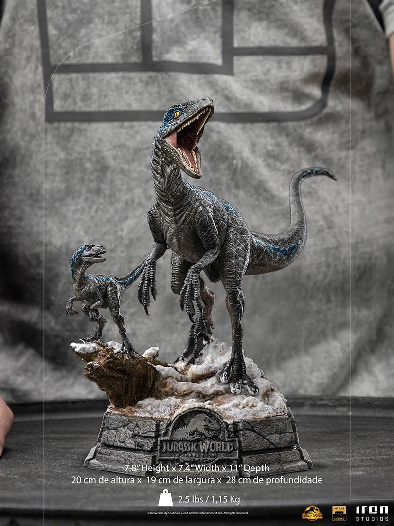 JURASSIC WORLD - Blue and Beta - Statue Art Scale Deluxe 1/10