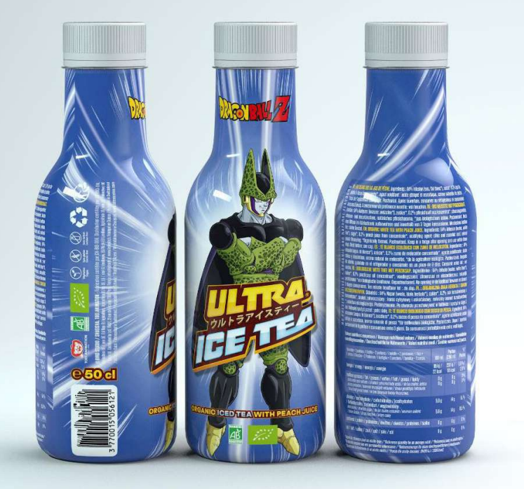 DRAGON BALL Z - Ultra Ice Tea - Cell - Bottle 50 Cl