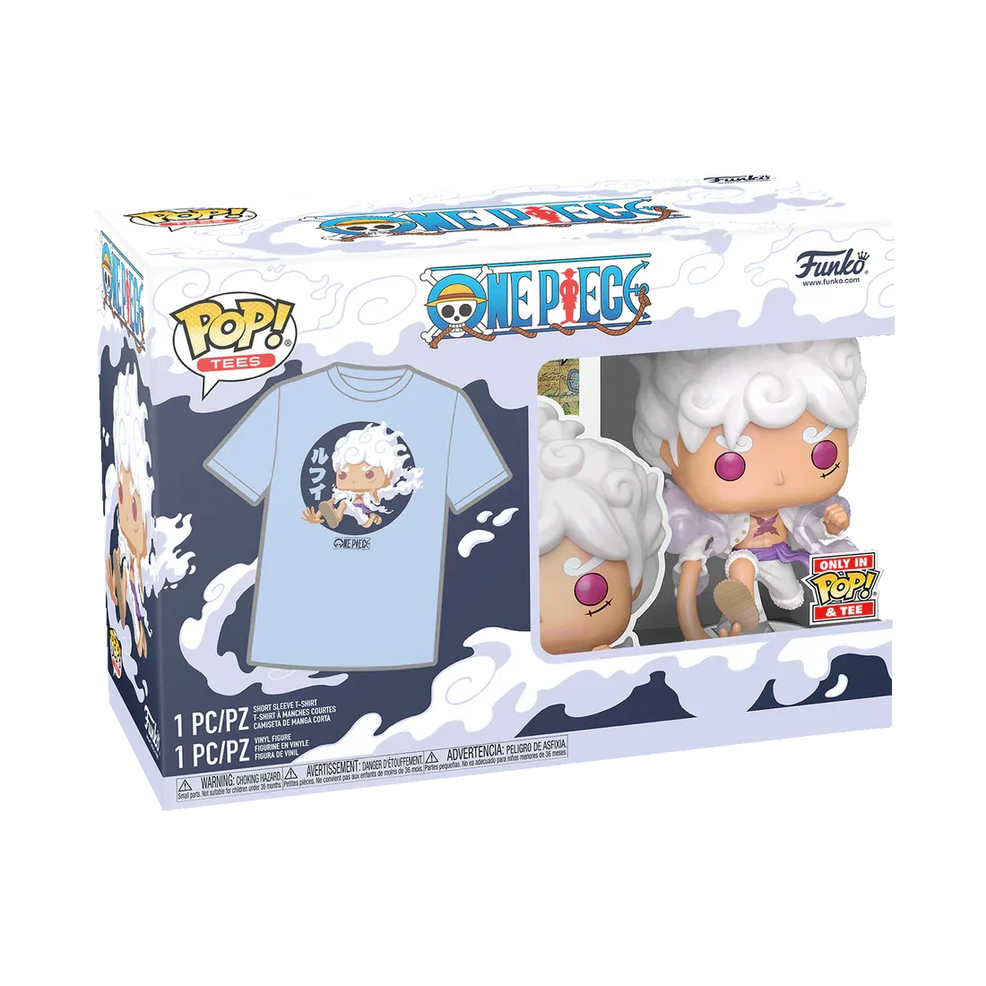 ONE PIECE - POP N° 1607 - Luffy Gear Five + Tee (S)