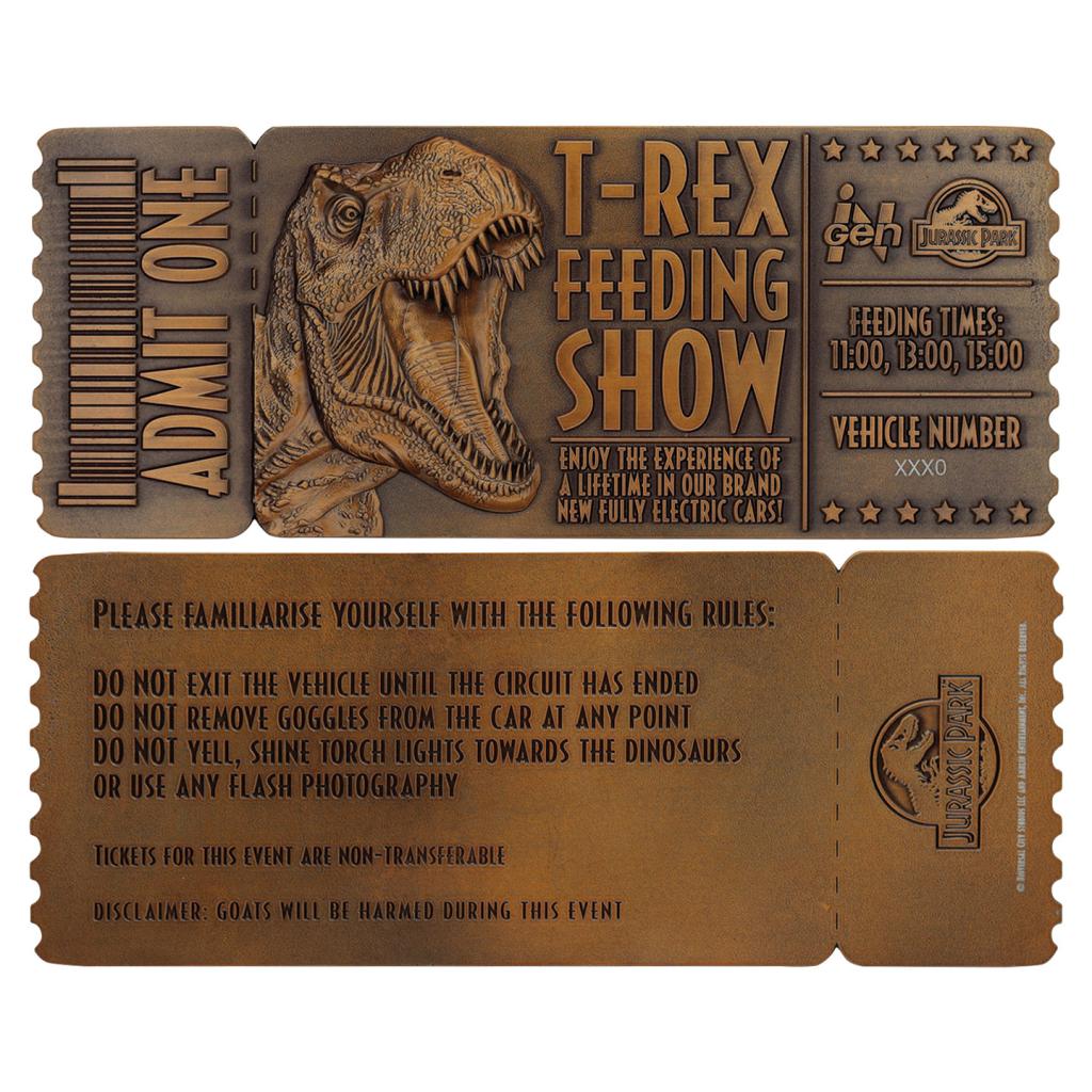 JURASSIC PARK - Feeding Show Ticket - Limited Edition