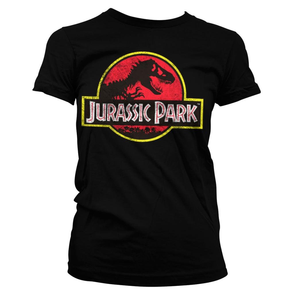 JURASSIC PARK - T-Shirt Logo Distressed GIRL (XL)