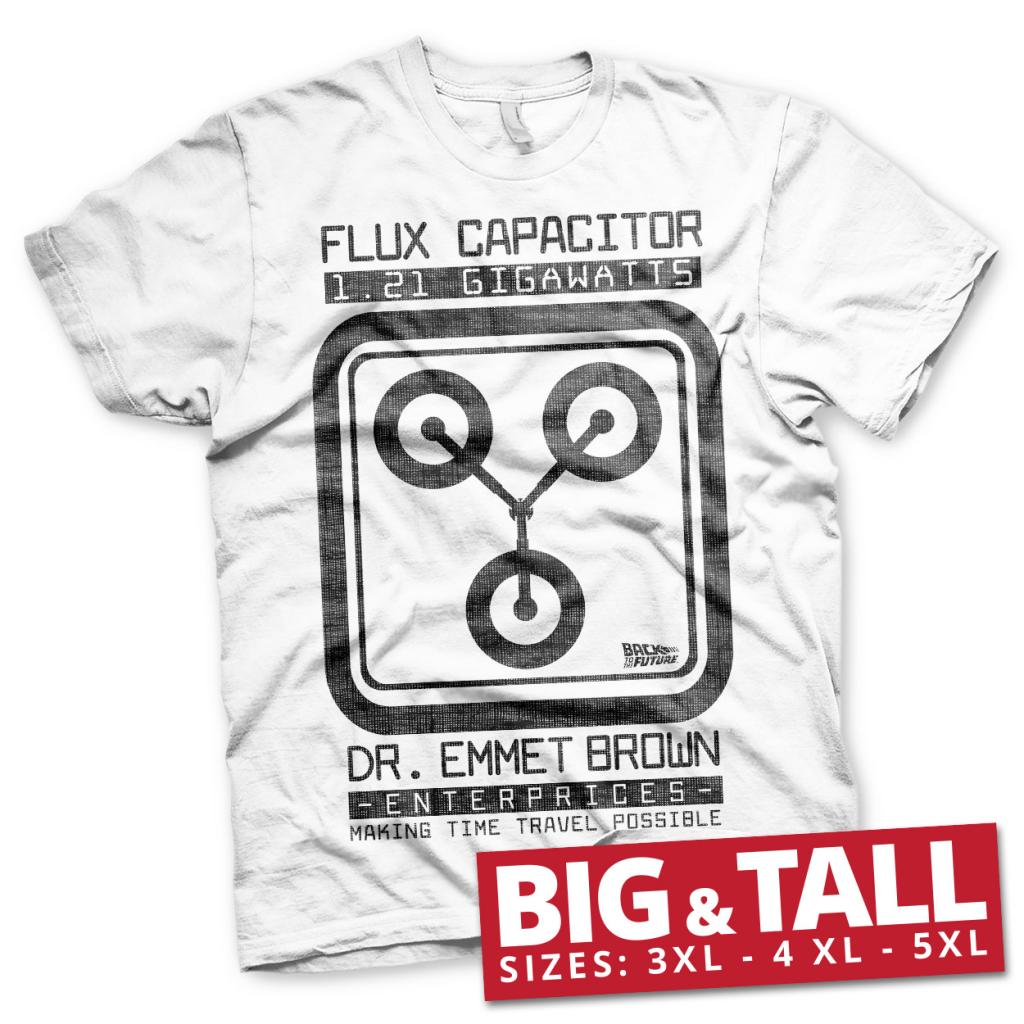 BACK TO THE FUTURE - T-Shirt Big & Tall - Flux Capacitor (3XL)