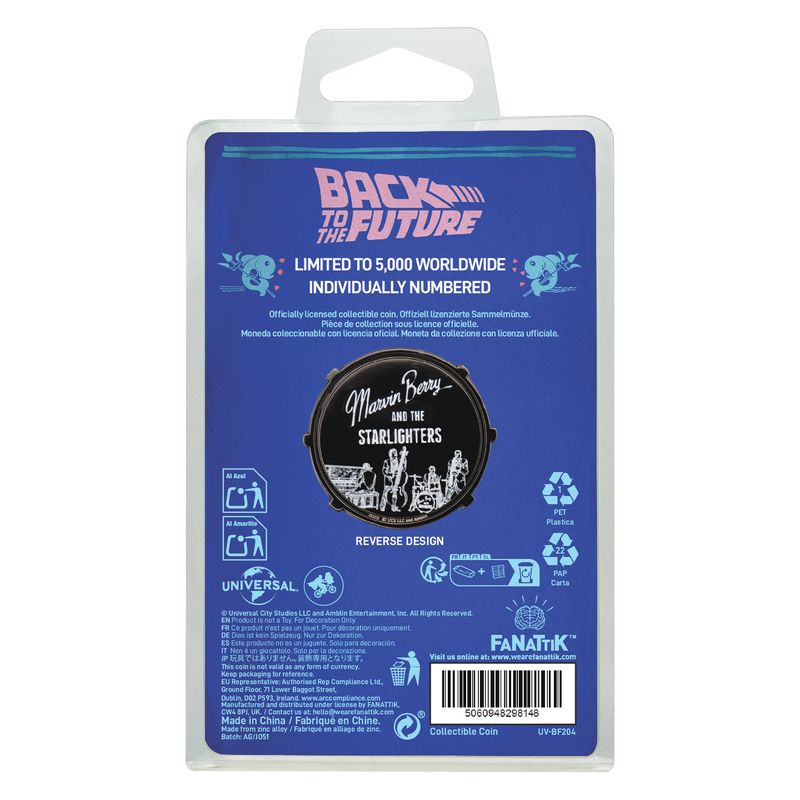 BACK TO THE FUTURE - Marvin & Starlighters - Limited Edition Coin