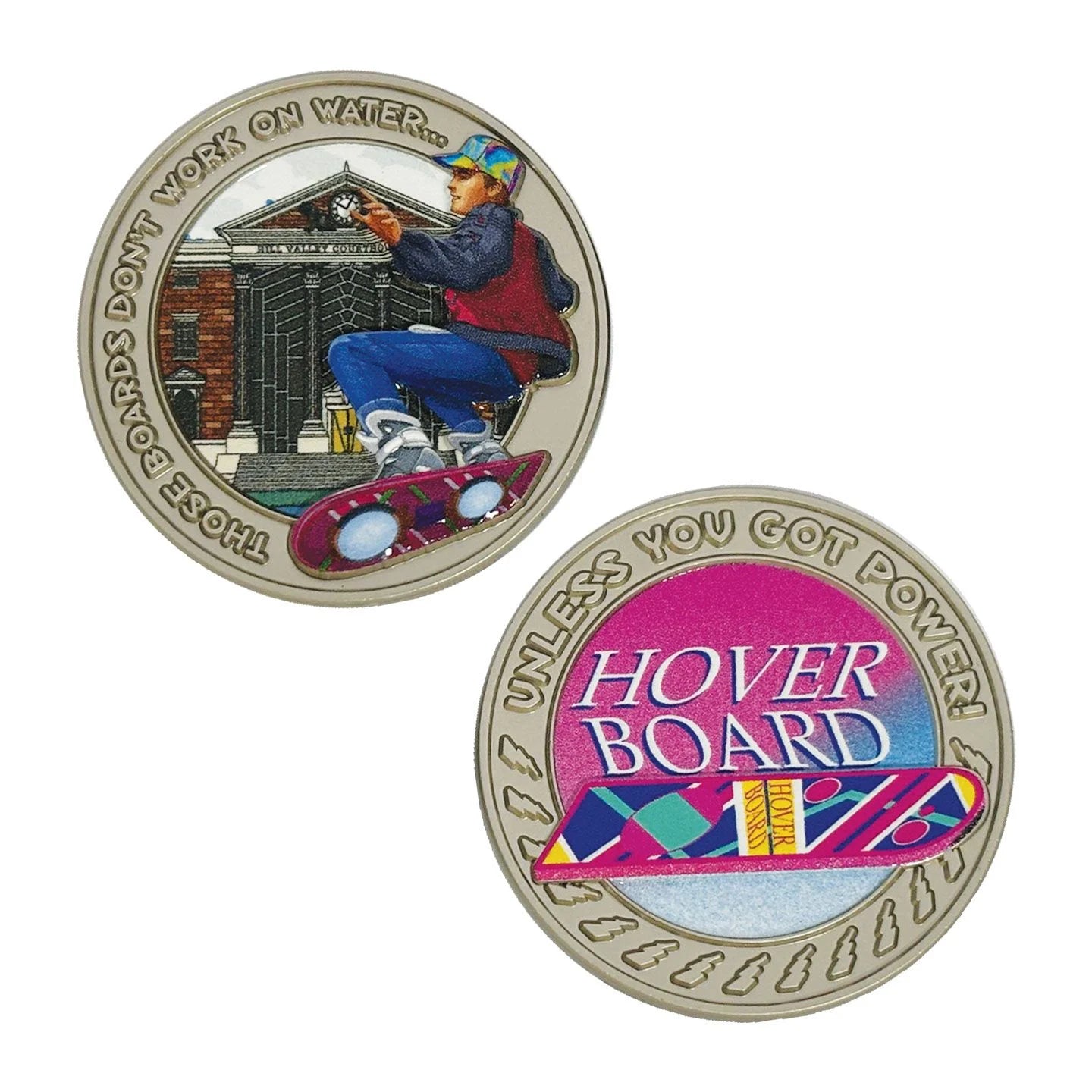 BACK TO THE FUTURE - Hoverboard - Limited Edition Coin