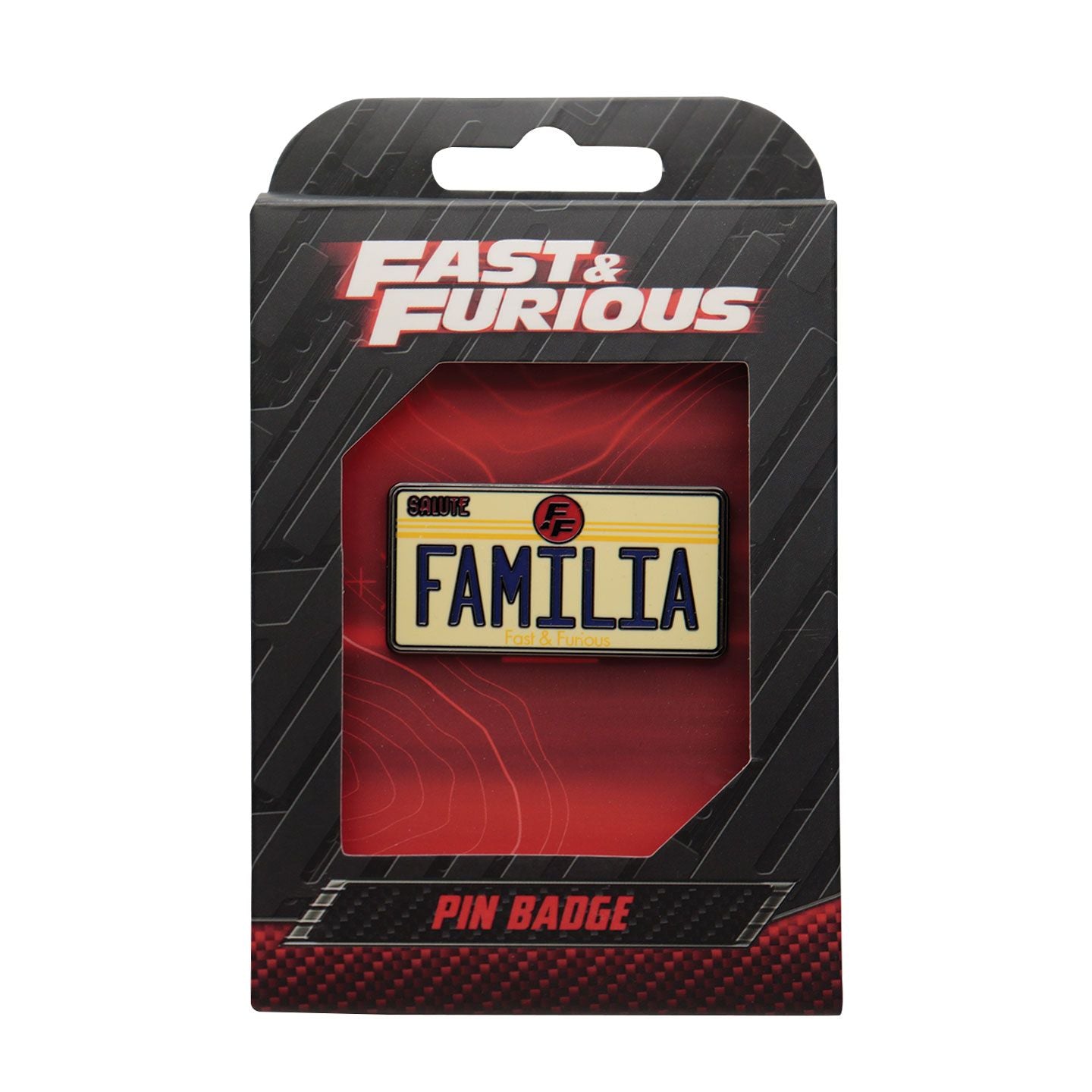 FAST & FURIOUS - Familia License Plate - Limited Edition Pin's