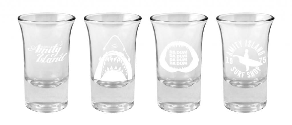 JAWS - Set of 4 Shot Glasses