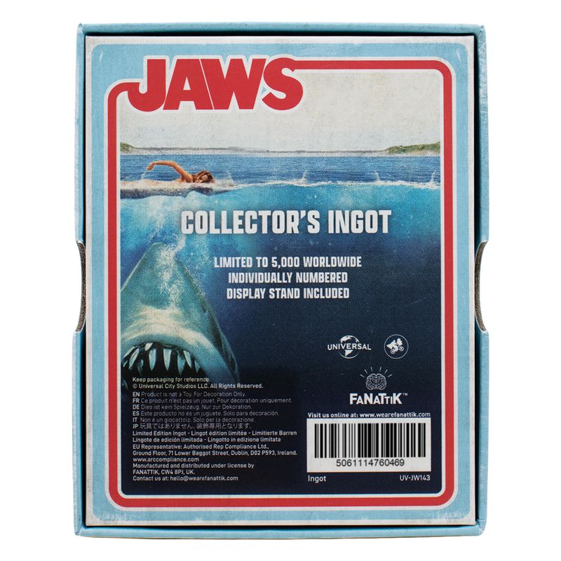 JAWS - Stained Glass - Limited Edition Ingot