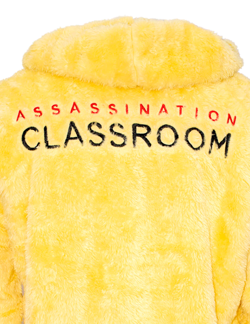 ASSASSINATION CLASSROOM - Logo - Men's Fluffy Zipper Hoodie (S/M)