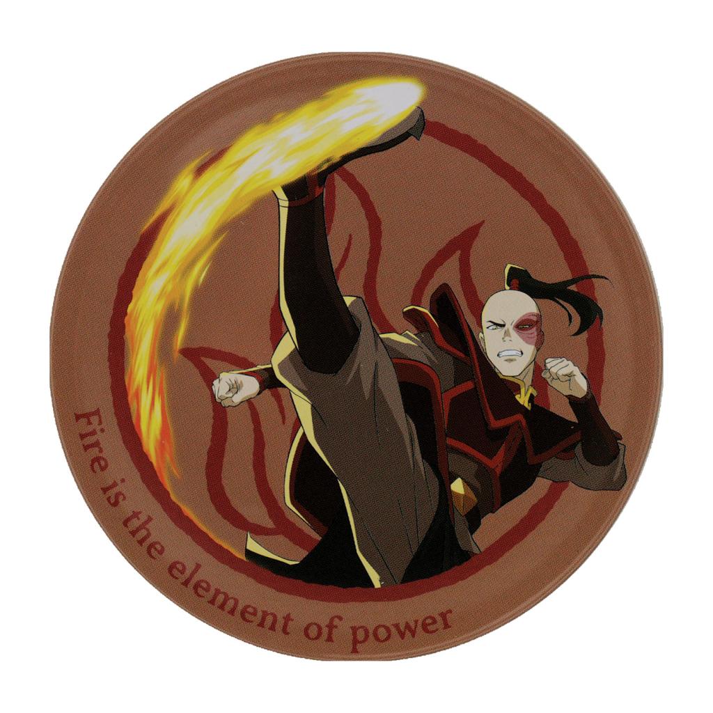 AVATAR The Last Airbender - 4 Embossed Metal Coasters