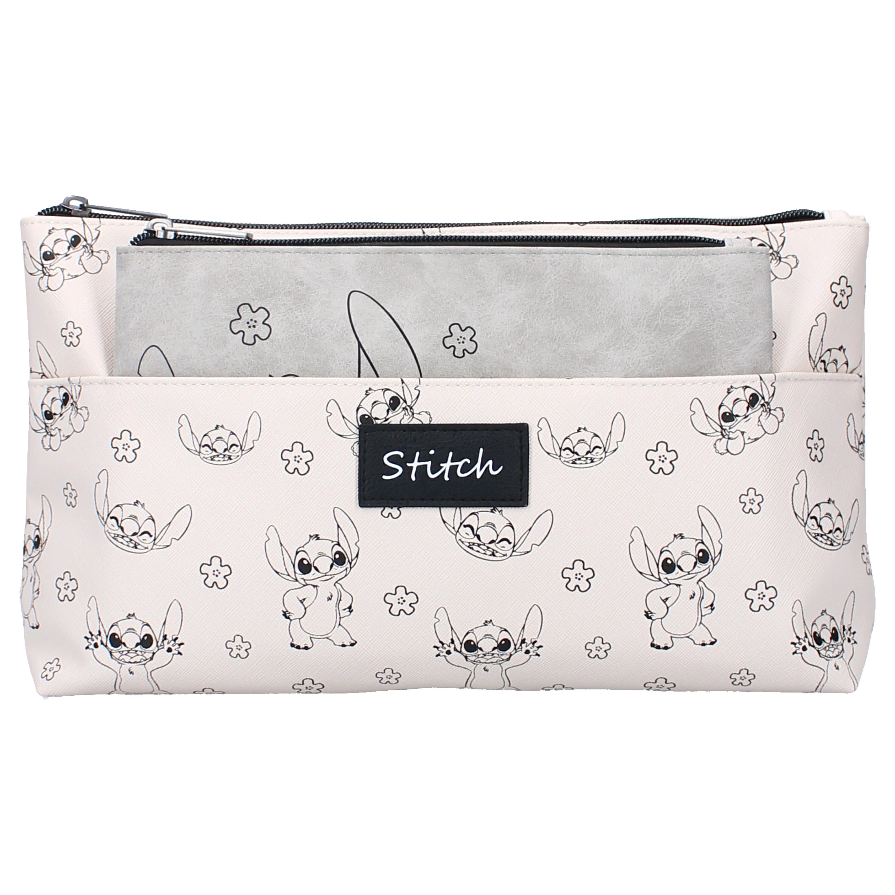 STITCH - Cute & Fashion - Double Cosmetic Bag '30x18x8cm'