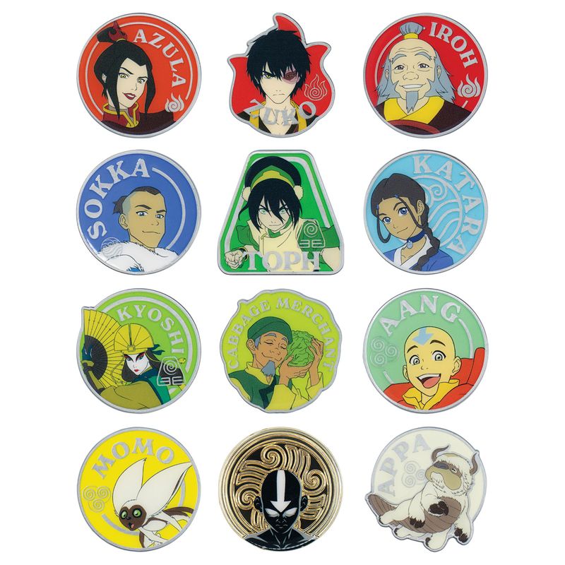 AVATAR THE LAST AIRBENDER - Mystery Box of 12 Pin Badge