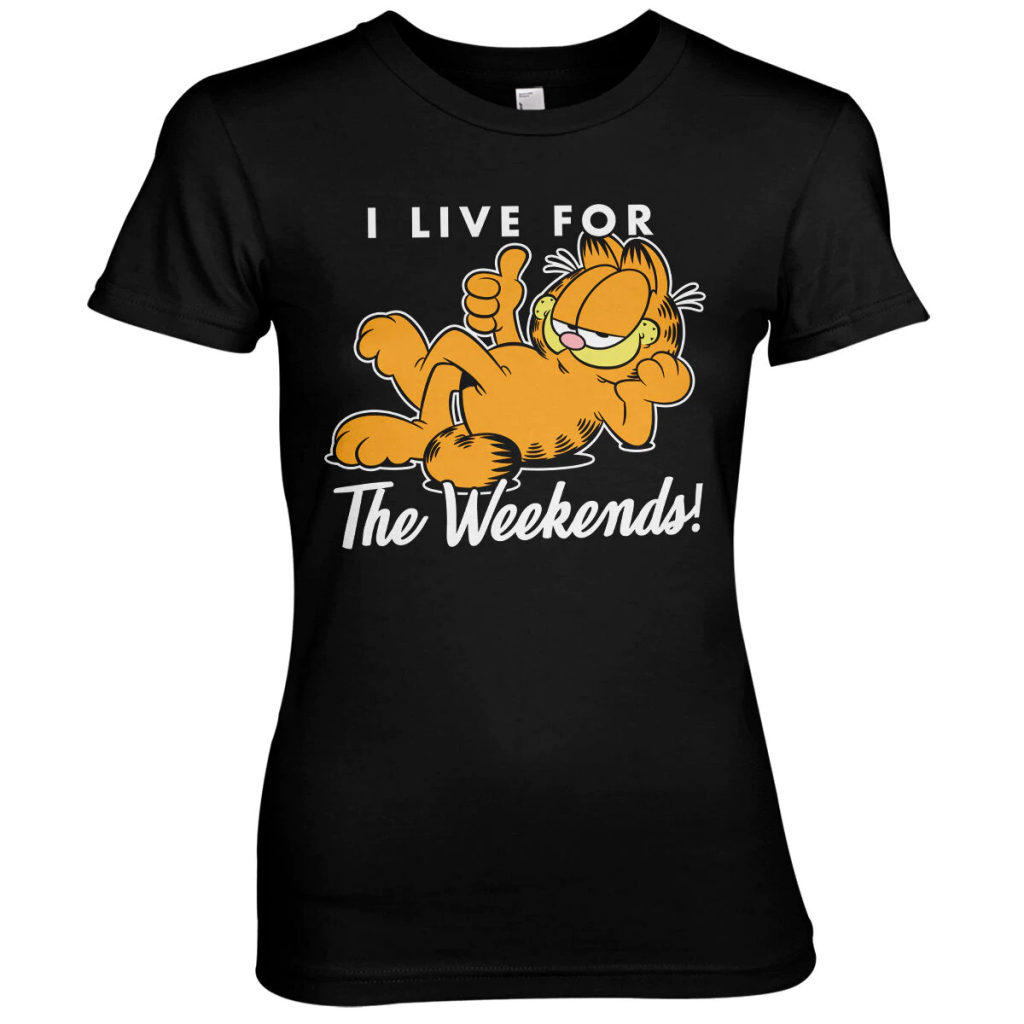 GARFIELD - Live For The Weekend - T-Shirt Girl (M)
