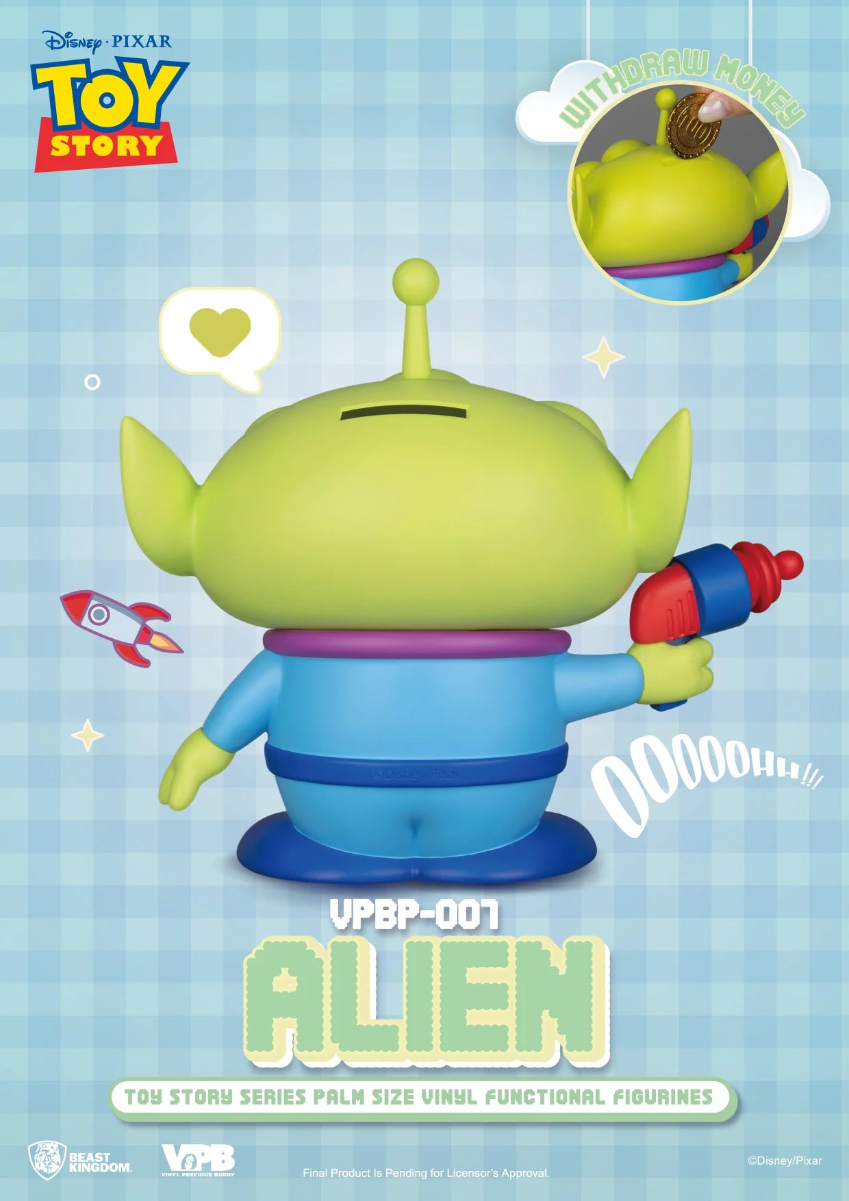 TOY STORY - Alien - Bank Vinyl Figure 12cm