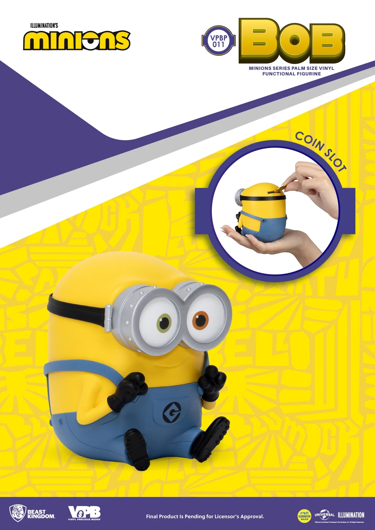MINIONS - Bob - Bank Vinyl Figure 10cm
