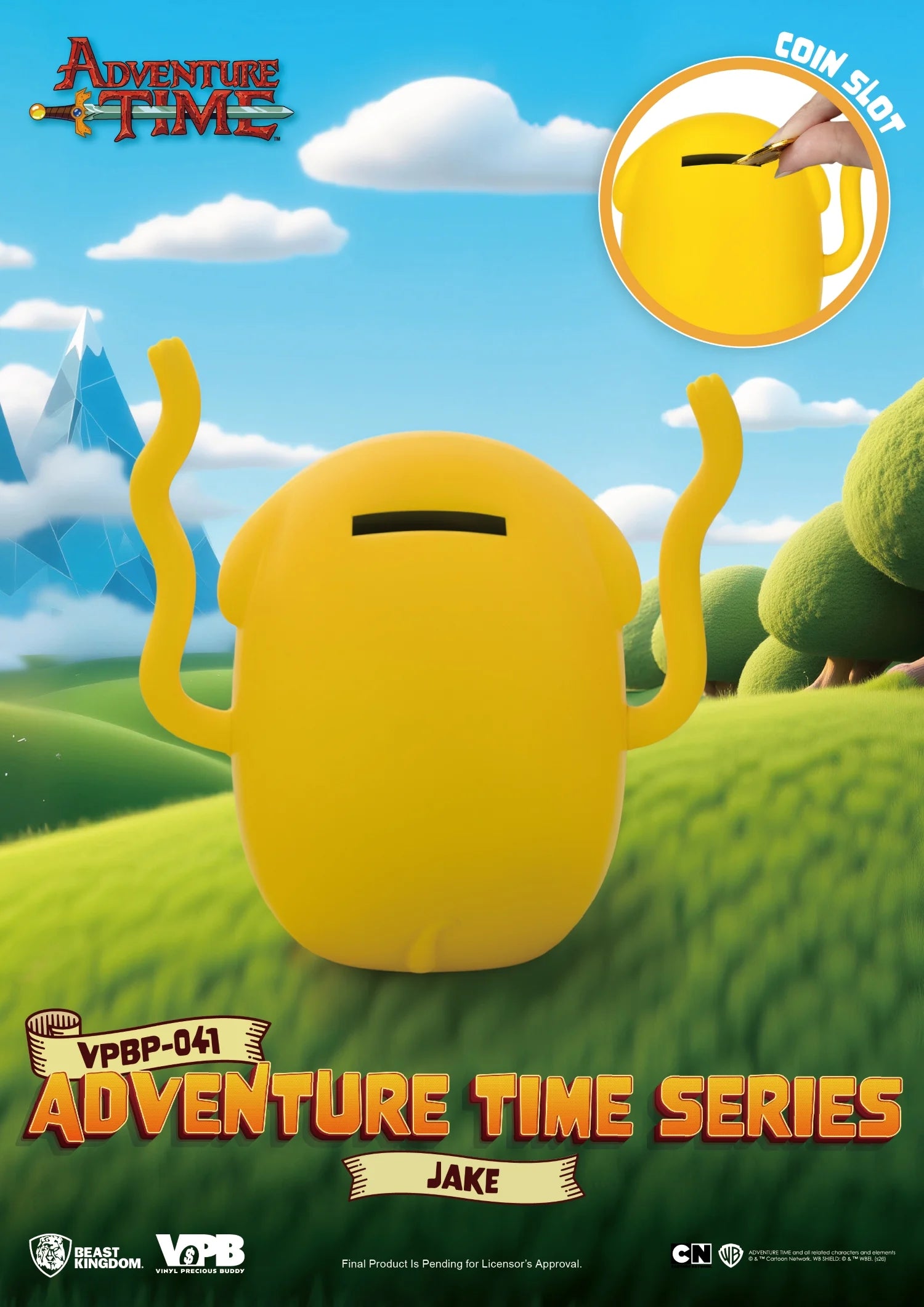 ADVENTURE TIME - Jake - Bank Vinyl Figure 12.2cm