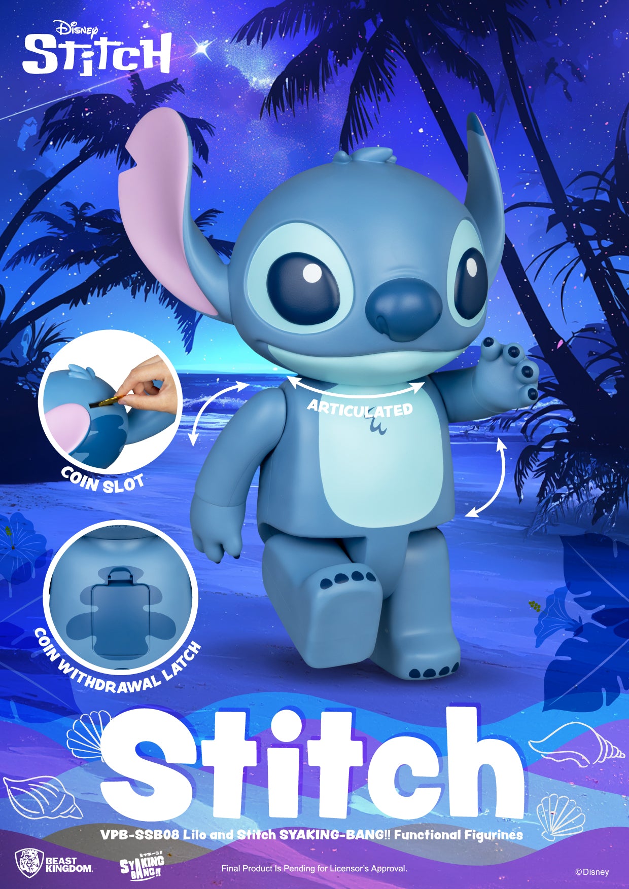 DISNEY - Stitch - Funtional Bank Figure 30cm