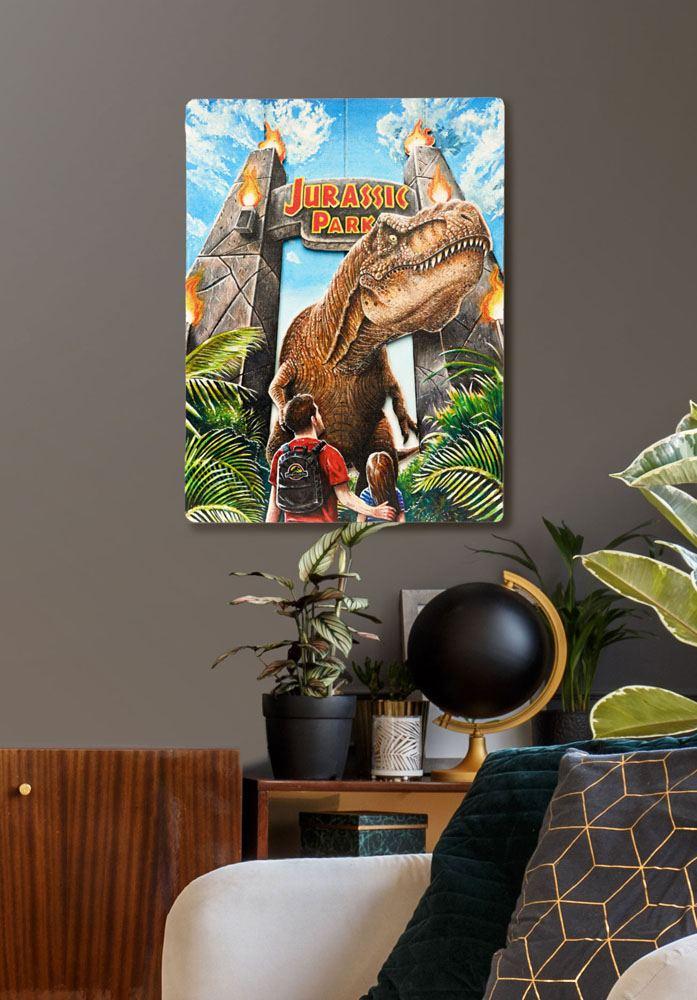 JURASSIC PARK - Gates - 3D WoodArts Poster '30x40cm'